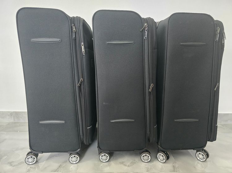 3 Large Travel Suitcases with Wheels - กระเป๋าเดินทางใบใหญ่ 3 ใบ พร้อมล้อ รูปที่ 4