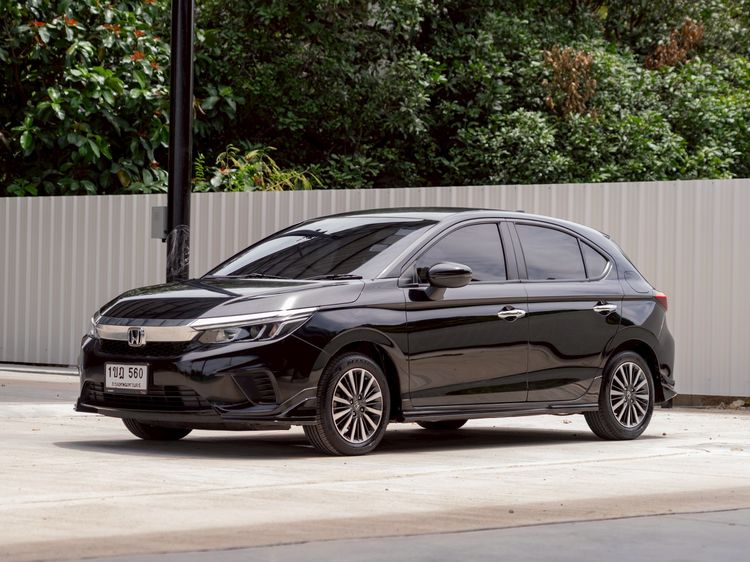 Honda City 2021 1.0 SV Sedan เบนซิน ไม่ติดแก๊ส เกียร์อัตโนมัติ ดำ รูปที่ 3