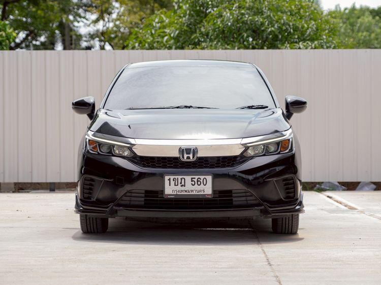 Honda City 2021 1.0 SV Sedan เบนซิน ไม่ติดแก๊ส เกียร์อัตโนมัติ ดำ รูปที่ 2