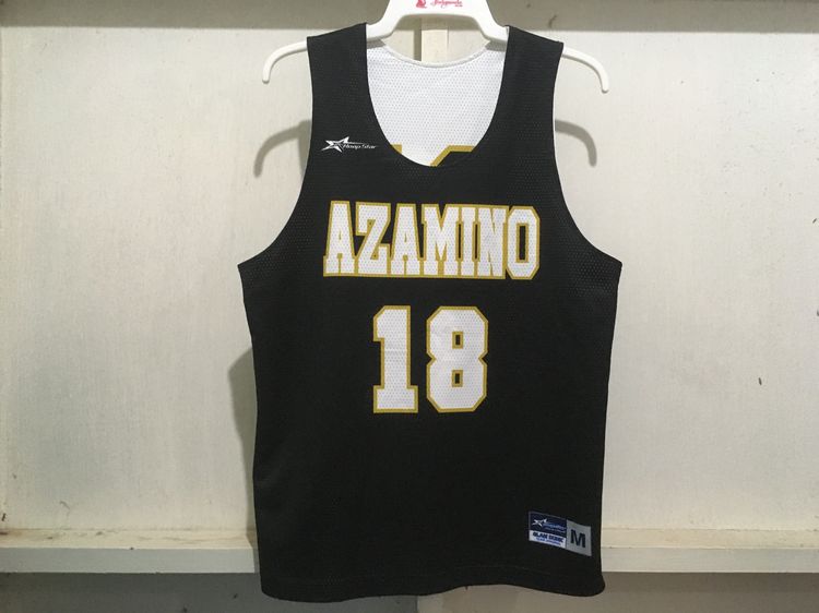 เสื้อเจอร์ซีย์ เสื้อกีฬา BasketBall แบรนด์ HoopStar (ใส่ได้2ด้าน) สีขาวกับดำ