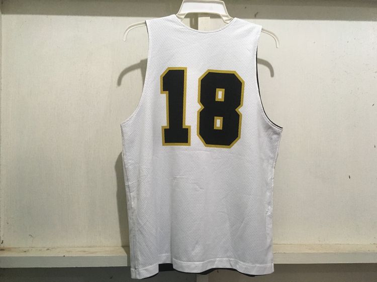 เสื้อกีฬา BasketBall แบรนด์ HoopStar (ใส่ได้2ด้าน) สีขาวกับดำ รูปที่ 9