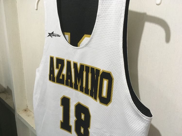 เสื้อกีฬา BasketBall แบรนด์ HoopStar (ใส่ได้2ด้าน) สีขาวกับดำ รูปที่ 12