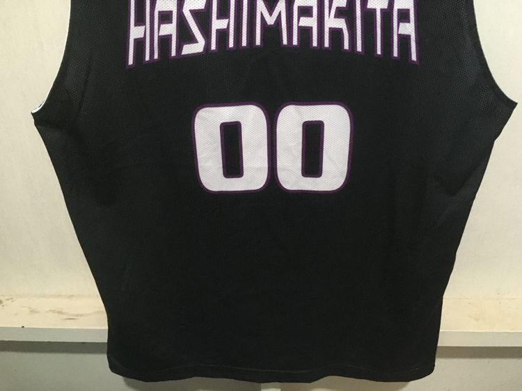เสื้อกีฬา BasketBall (ใส่ได้2ด้าน) สีดำกับขาว รูปที่ 4