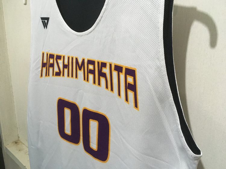 เสื้อกีฬา BasketBall (ใส่ได้2ด้าน) สีดำกับขาว รูปที่ 11