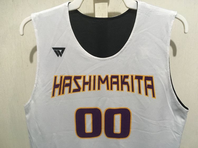 เสื้อกีฬา BasketBall (ใส่ได้2ด้าน) สีดำกับขาว รูปที่ 9