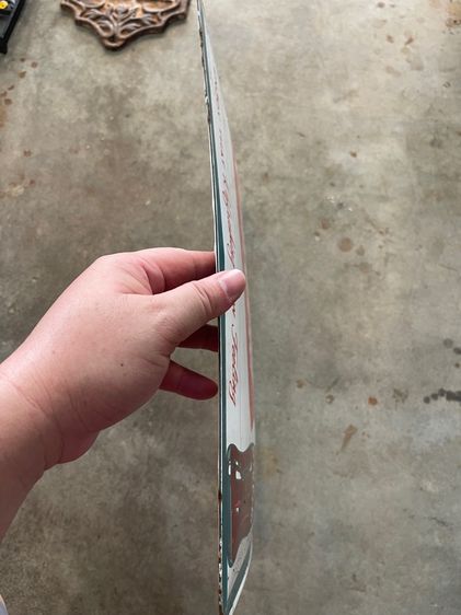 ป้าย โค้ก โคคาโคล่า อีนาเมล ปั้มนูนหลังเต่า สะสม รูปที่ 3