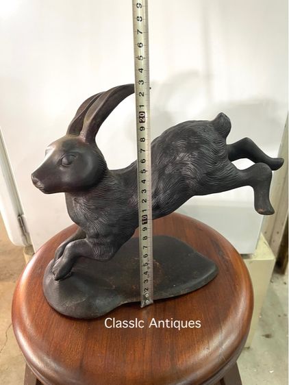 รูปปั้น กระต่าง ทองเหลืองสะสม รูปที่ 6