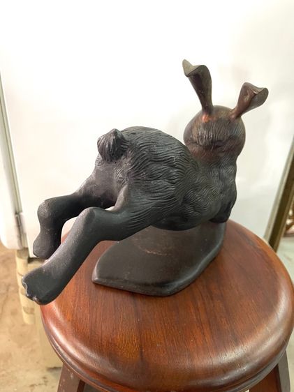 รูปปั้น กระต่าง ทองเหลืองสะสม รูปที่ 4