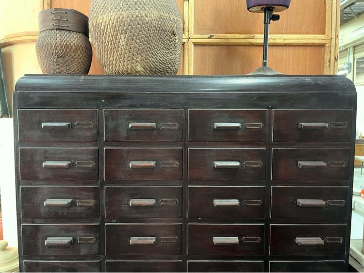 ตู้ลิ้นชัก 46ลิ้นชัก ไม้สักโบราณเก่าสะสม รูปที่ 4