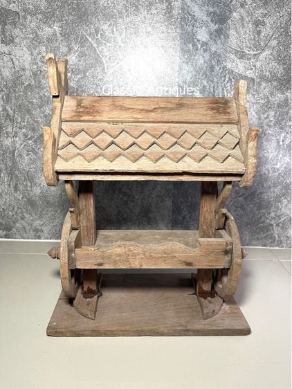 ศาลาไม้สักจิ๋ว  เก่าสะสม รูปที่ 6