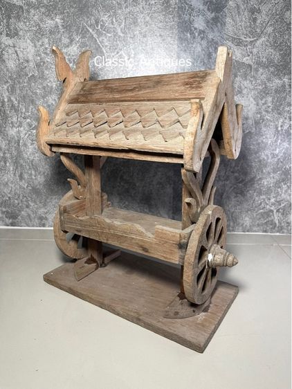 ศาลาไม้สักจิ๋ว  เก่าสะสม รูปที่ 5