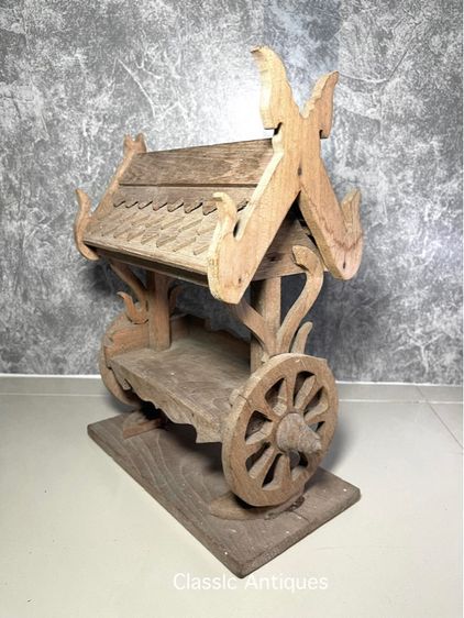 ศาลาไม้สักจิ๋ว  เก่าสะสม รูปที่ 9