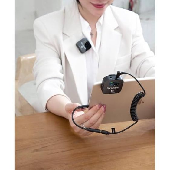 Live สด ไมค์ไร้สาย TX 2 RX รุ่นโปร SARAMONIC BLINK 500 PRO B2 สีส้ม รูปที่ 4