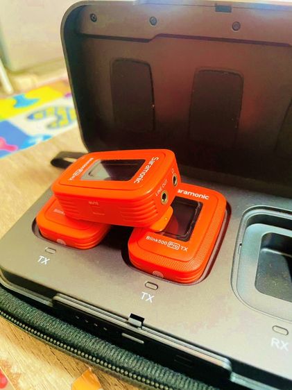 Live สด ไมค์ไร้สาย TX 2 RX รุ่นโปร SARAMONIC BLINK 500 PRO B2 สีส้ม รูปที่ 7