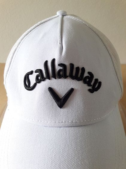 หมวก Callaway สีขาว ด้านหลังตาข่าย รูปที่ 2