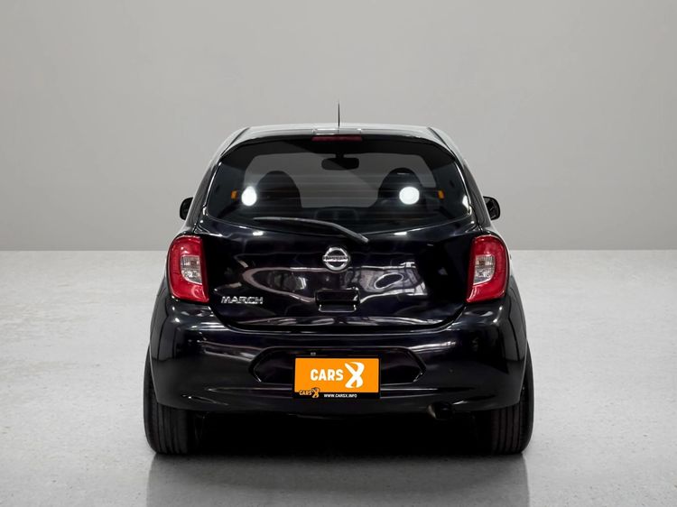 Nissan March 2017 1.2 E Sedan เบนซิน ไม่ติดแก๊ส เกียร์อัตโนมัติ ดำ รูปที่ 4