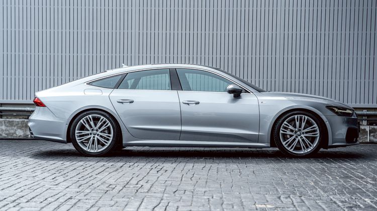Audi Audi A7  2020 3.0 55 TFSI Quattro S Line 4WD Sedan เบนซิน ไม่ติดแก๊ส เกียร์อัตโนมัติ บรอนซ์เงิน รูปที่ 4