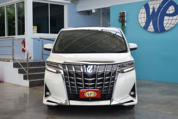 Toyota Alphard 2019 2.5 HV 4WD Utility-car ไฮบริด เกียร์อัตโนมัติ ขาว รูปที่ 2