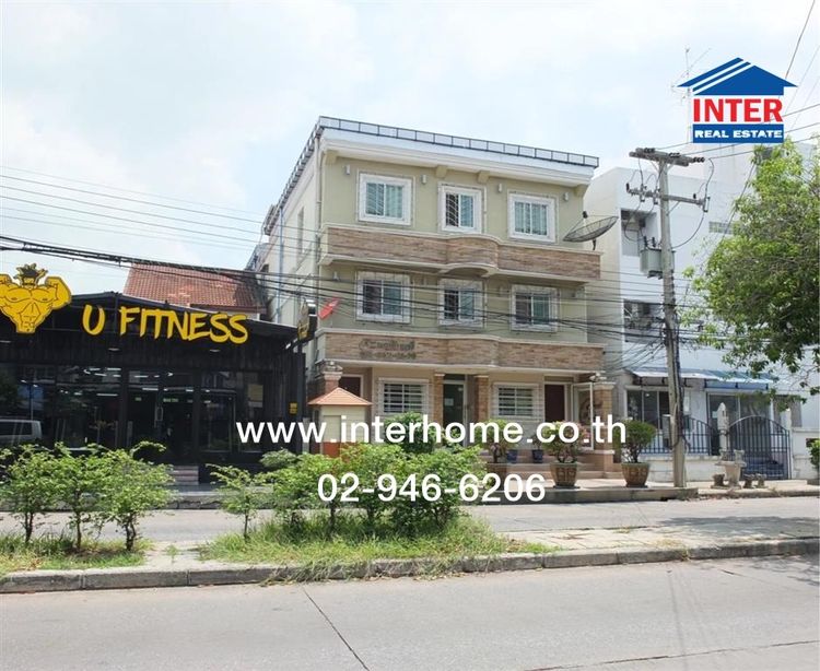 อพาร์ทเม้นท์ 3 ชั้น 75 ตร.ว. อพาร์ทเม้นท์ ซอยหมู่บ้านเมืองเอก ถนนพหลโยธิน ถนนเอกทักษิณโครงการ1 เมืองปทุมธานี ปทุมธานี