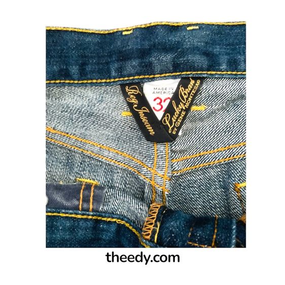 กางเกงยีนส์ขายาว ยี่ห้อ Lucky Brand Made in USA สภาพเยี่ยม  รูปที่ 5