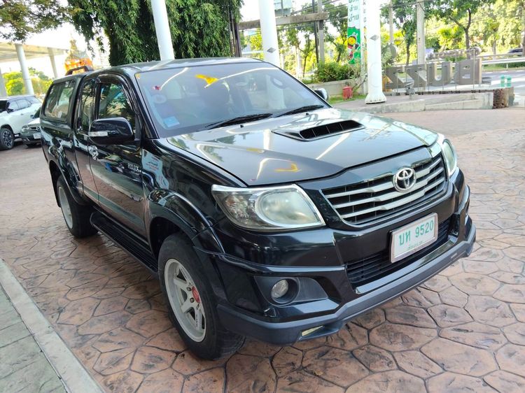 Toyota Hilux Vigo 2013 2.5 Prerunner E TRD Sportivo Pickup ดีเซล ไม่ติดแก๊ส เกียร์ธรรมดา ดำ รูปที่ 3