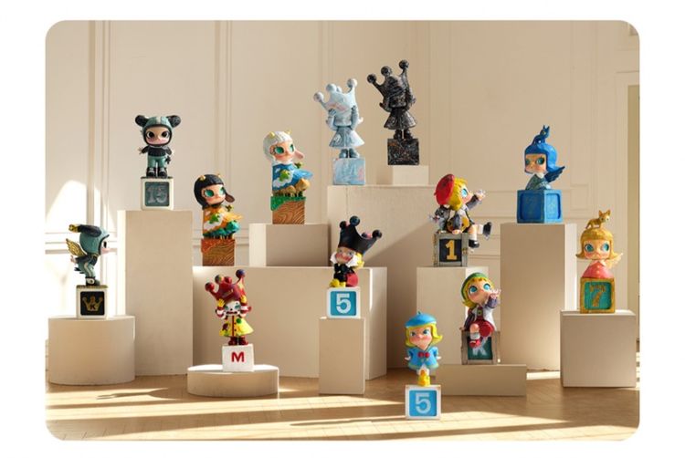 โมเดล molly anniversary statues classical retro 2
