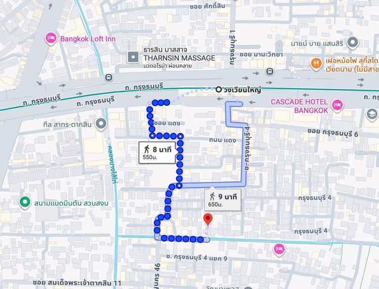 ขายบ้าน 41 ตารางวา ใกล้สถานีรถไฟฟ้าวงเวียนใหญ่  600 เมตร