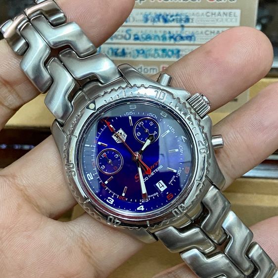 Tag Heuer Link หน้าน้ำเงิน Chronograph Limited (หายาก)