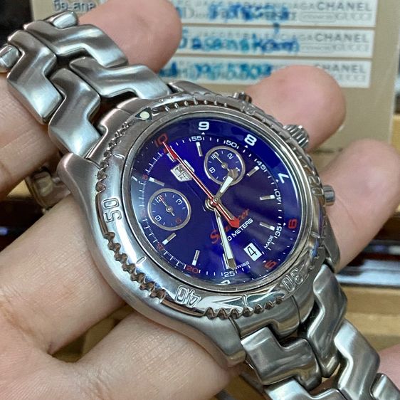Tag Heuer Link หน้าน้ำเงิน Chronograph Limited (หายาก) รูปที่ 2