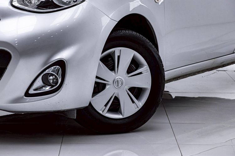 Nissan March 2015 1.2 E Sedan เบนซิน ไม่ติดแก๊ส เกียร์อัตโนมัติ เทา รูปที่ 4