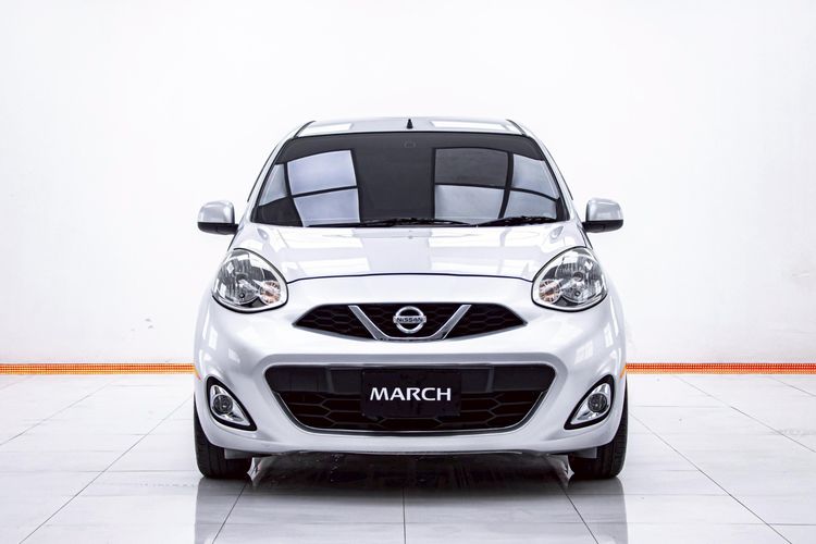 Nissan March 2015 1.2 E Sedan เบนซิน ไม่ติดแก๊ส เกียร์อัตโนมัติ เทา รูปที่ 3