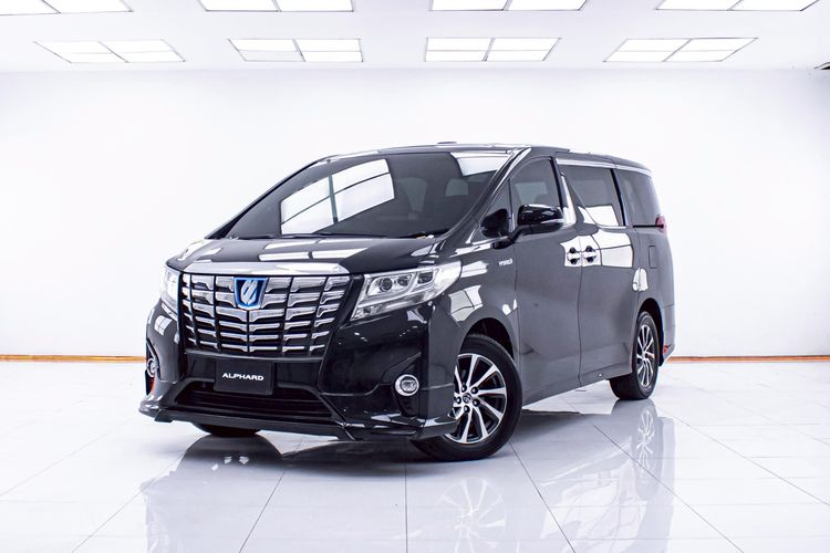 รถ Toyota Alphard 2.5 Hybrid สี ดำ