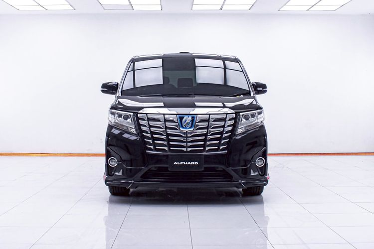 Toyota Alphard 2015 2.5 Hybrid Utility-car ไฮบริด ไม่ติดแก๊ส เกียร์อัตโนมัติ ดำ รูปที่ 3