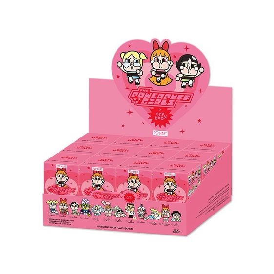พร้อมส่ง❗️ยก Box ลุ้น Secret Crybaby x Powerpuff Girls Popmart