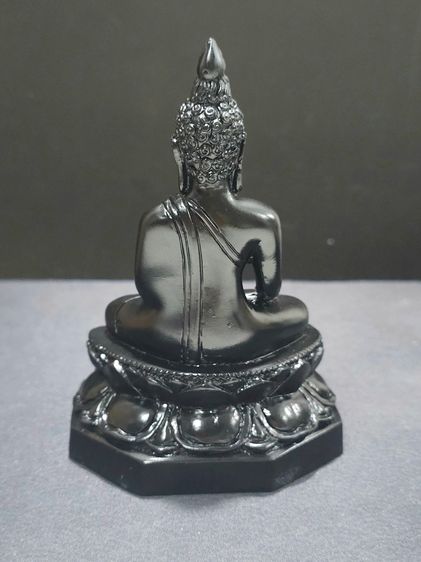 พระไพรีพินาศ ขนาดบูชา หน้าตัก 3 นิ้ว เนื้อสัมฤทธิ์ รมดำ ที่ระลึก 72 พรรษา รัชกาลที่9 ปี2542 พร้อมกล่องเดิมจากวัด รูปที่ 4