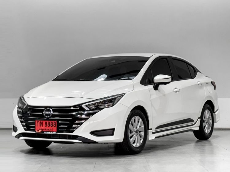 Nissan Almera 2023 1.0 V Sedan เบนซิน ไม่ติดแก๊ส เกียร์อัตโนมัติ ขาว