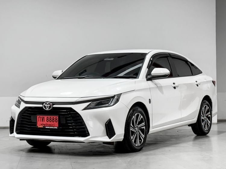 Toyota Yaris ATIV 2024 1.2 Smart Sedan เบนซิน ไม่ติดแก๊ส เกียร์อัตโนมัติ ขาว