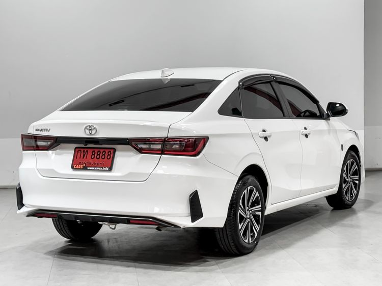 Toyota Yaris ATIV 2024 1.2 Smart Sedan เบนซิน ไม่ติดแก๊ส เกียร์อัตโนมัติ ขาว รูปที่ 4