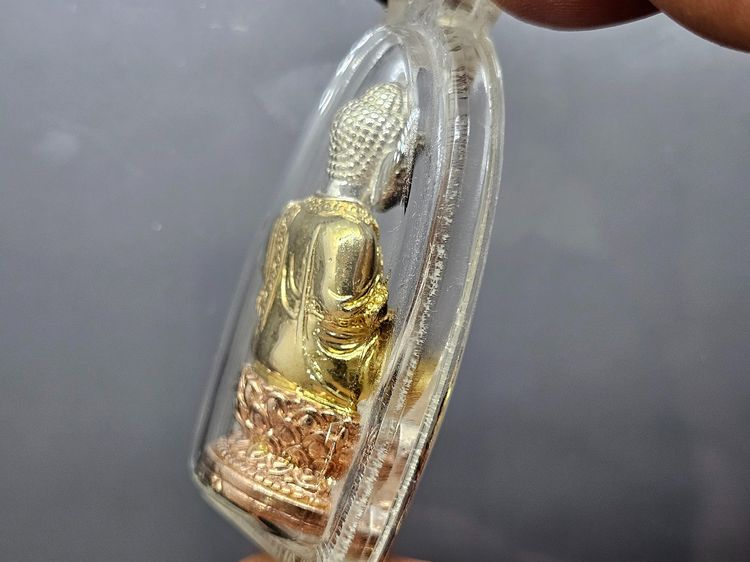 พระกริ่งจีน ต้าเยิ่นถะ เนื้อเงินสามกษัตริย์ ชุดกาญจนาภิเษกครองราชย์ 50 ปี วัดบวรนิเวศวิหาร ปี2538 พร้อมกล่องเดิม เลี่ยมเก็บผิว พร้อมขึ้นคอ รูปที่ 6