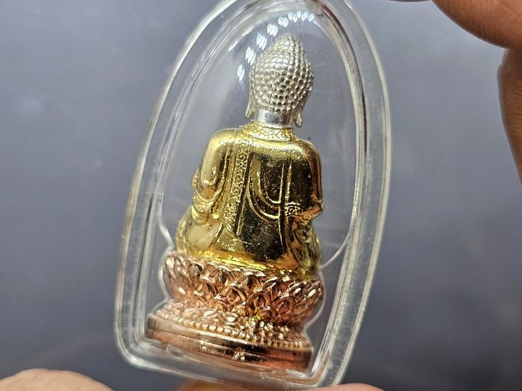 พระกริ่งจีน ต้าเยิ่นถะ เนื้อเงินสามกษัตริย์ ชุดกาญจนาภิเษกครองราชย์ 50 ปี วัดบวรนิเวศวิหาร ปี2538 พร้อมกล่องเดิม เลี่ยมเก็บผิว พร้อมขึ้นคอ รูปที่ 7