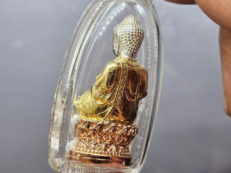 พระกริ่งจีน ต้าเยิ่นถะ เนื้อเงินสามกษัตริย์ ชุดกาญจนาภิเษกครองราชย์ 50 ปี วัดบวรนิเวศวิหาร ปี2538 พร้อมกล่องเดิม เลี่ยมเก็บผิว พร้อมขึ้นคอ รูปที่ 5