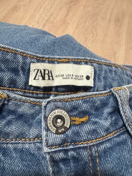 กางเกงยีนส์ zara ผู้หญิง ของแท้ รูปที่ 3
