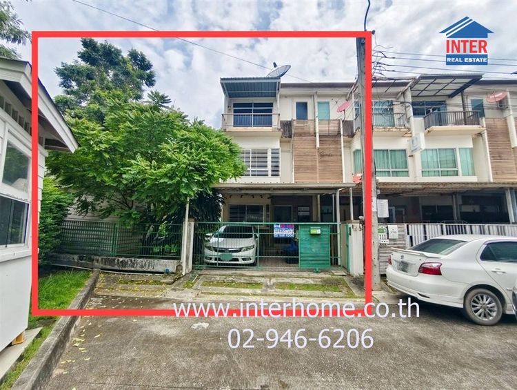 ทาวน์โฮม 3 ชั้น 64.4 ตร.ว. หมู่บ้านใหม่2 พระราม2 ถนนพระราม2 ถนนอนามัยงามเจริญ14 เขตบางขุนเทียน กรุงเทพมหานคร