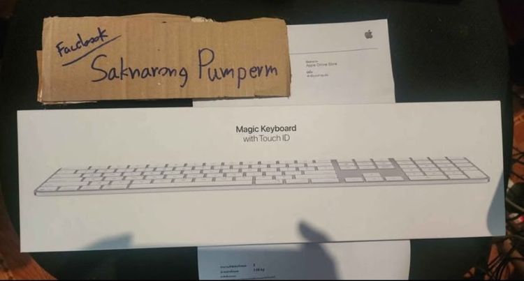 (มือ 1)Magic Keyboard พร้อม Touch ID และปุ่มตัวเลข สำหรับ Mac รุ่นที่มี Apple Silicon (USB–C) - ไทย