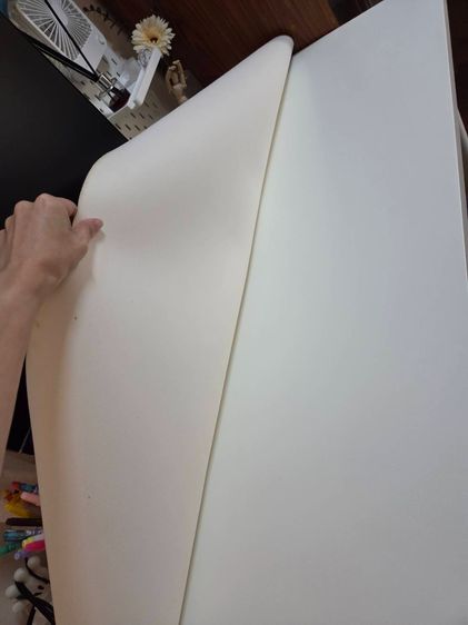 ท็อปโต๊ะ IKEA สีขาว ขนาด 120x60 ซม. สภาพดี รูปที่ 4