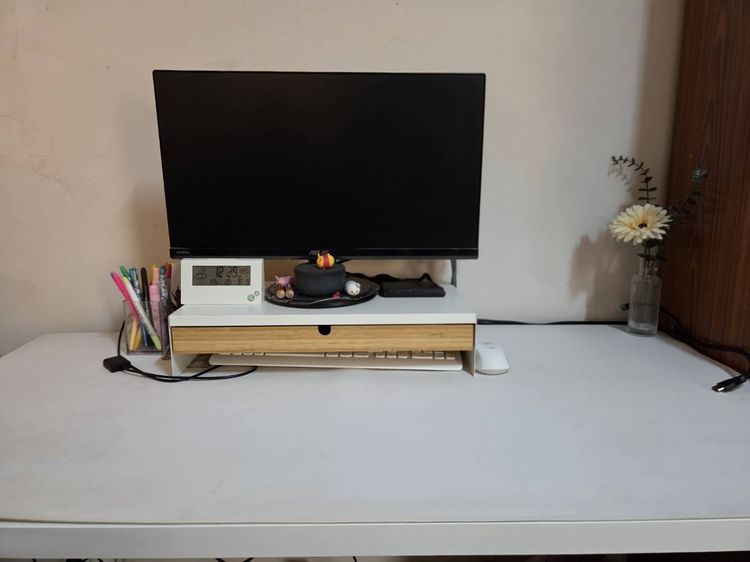 ท็อปโต๊ะ IKEA สีขาว ขนาด 120x60 ซม. สภาพดี รูปที่ 2