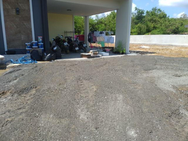 หินคลุก ทำถนน เทลานจอดรถ ลานบ้าน หลุมน้ำขัง ดินแฉะ รูปที่ 7