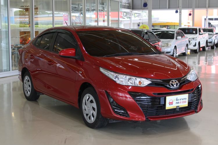 Toyota Yaris ATIV 2020 1.2 Entry Sedan เบนซิน ไม่ติดแก๊ส เกียร์อัตโนมัติ แดง รูปที่ 2