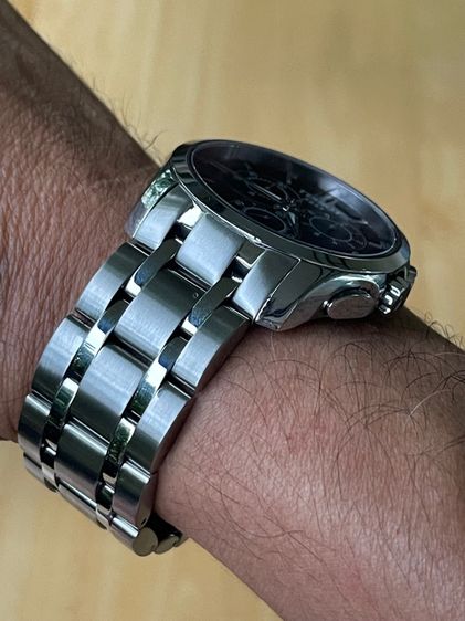TISSOT 1853 COUTURIER CHRONOGRAPH Quartz Stainless Watch Men's T035617A 10 Bar Black Dial  รูปที่ 15