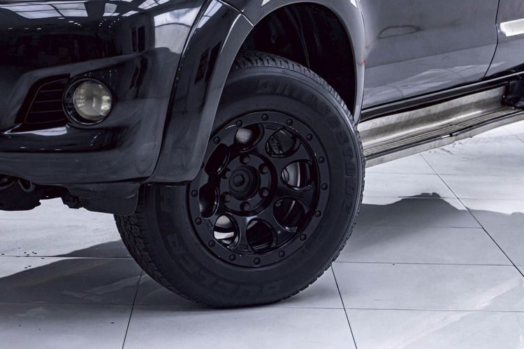 Toyota Hilux Vigo Champ 2012 Smart Cab 2.5 E Prerunner Pickup ดีเซล ไม่ติดแก๊ส เกียร์ธรรมดา ดำ รูปที่ 4